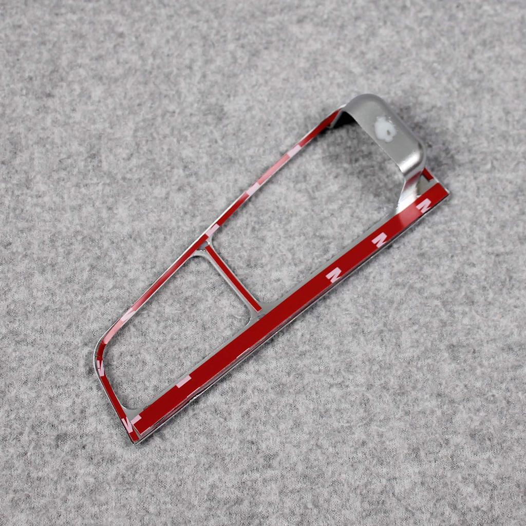 RUIQ Toyota Alphard Vellfire 30 Series Exclusive Interior Gear Shift Lever Cover Garnish Multimedia Button Cover Rim Matte Nickel Plated Exclusively