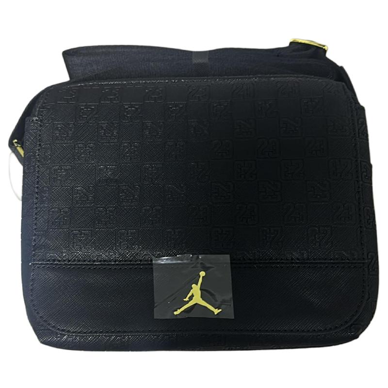 Jordan Air  3.7L Brand Logo Polyester Shoulder Bag Unisex bags Black JD2543108AD-001 Black