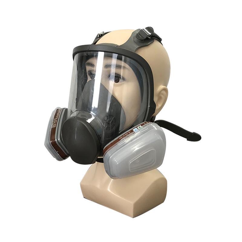 6800 Full Face Gas Mask for Spray Paint, Chemicals, Pesticides, Fire, and Dust Protection