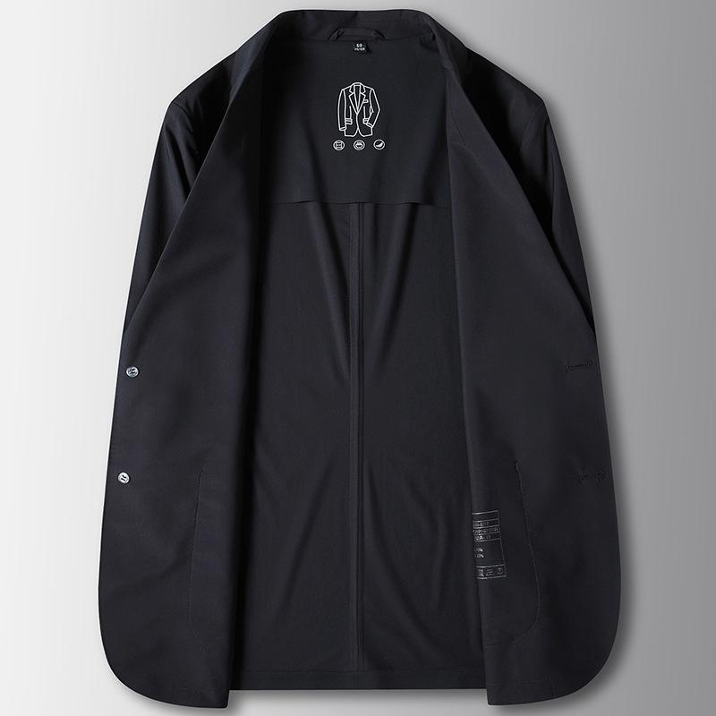 Spring and Summer Light Luxury Business Non-ironing Single West Youth Solid Color Thin Cool Suit Jacket