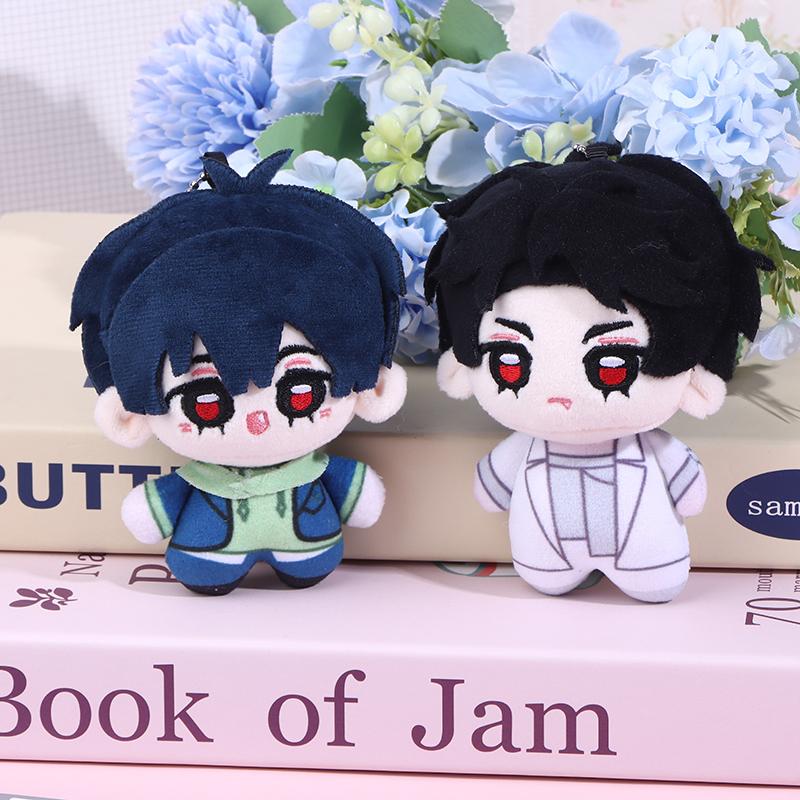 1/5/6Pcs Anime Peripheral Alien Stage Plush Starfish Body Desk Toys Keychain Plush Couple Keyrings Bag Pendants Fans Gift