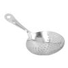 Cocktail Strainer Professional Stainless Steel Shell Cocktail Strainer for Bar Club Restaurant Silver