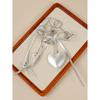 Premium sense pu bow love mini bag pendant ins wind mini earphone bag pendant keychain