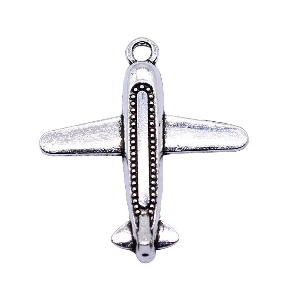 Airplane Charms Multi Color Alloy Car Pendants For Travel Themed Jewelry