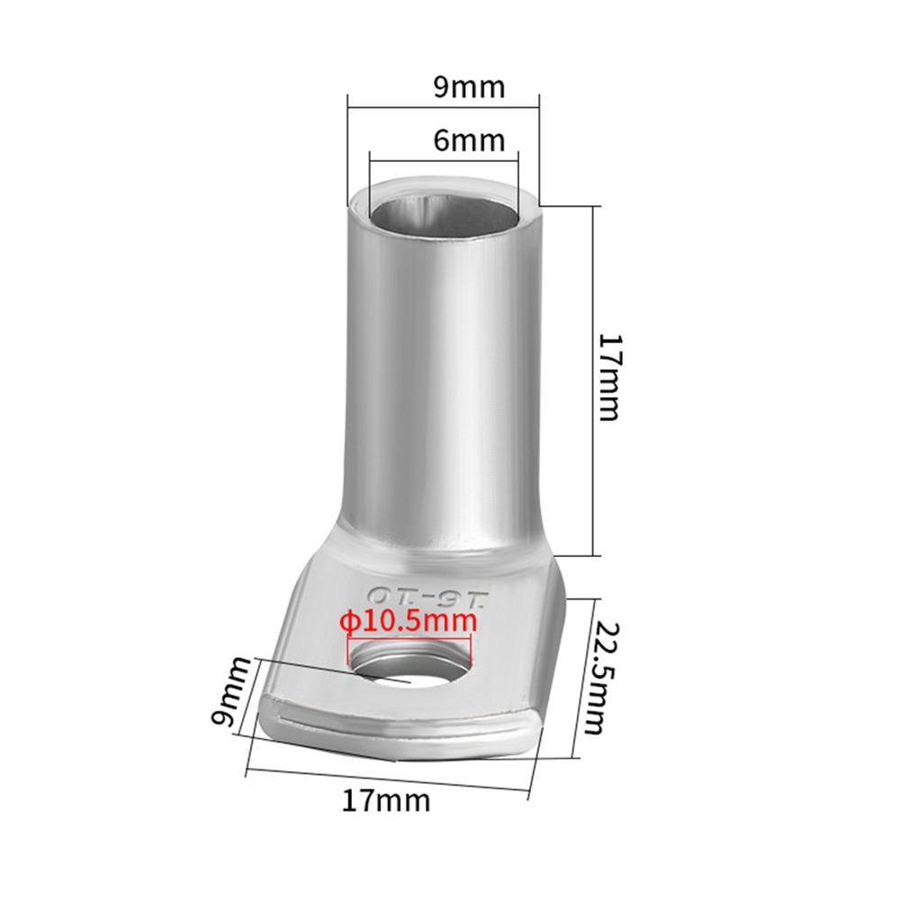 Tinned Copper Right Angle Crimp Terminal L Shape Wire Connector Terminal For Plug Connection