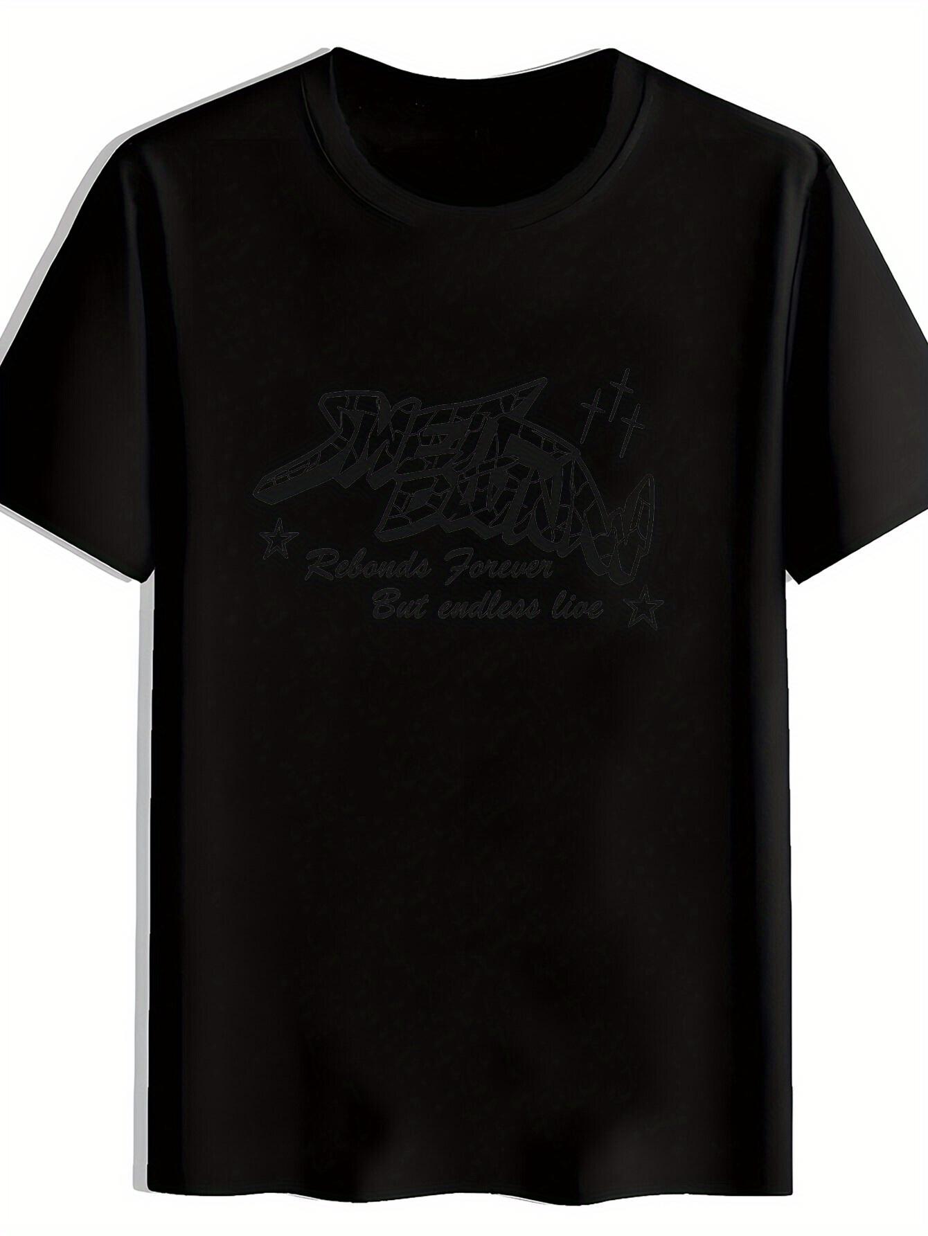 T-shirt A Stylish Short-Sleeve with an Interesting Print Pattern XXXXL