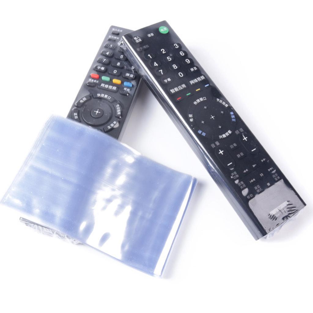 5/10/20Pcs Air Condition Remote Controls Cover Heat Shrink Film Remote Covers Heat Shrink Wrap Bags Protective Film