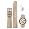 Sibehill 20mm Replacement Silicone Watch Band for Omega and X, Swatch, MoonSwatch, Speedmaster.
