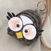 Presbyopia Coin Purse & Keychain Owl Charm Earphone Storage Bag