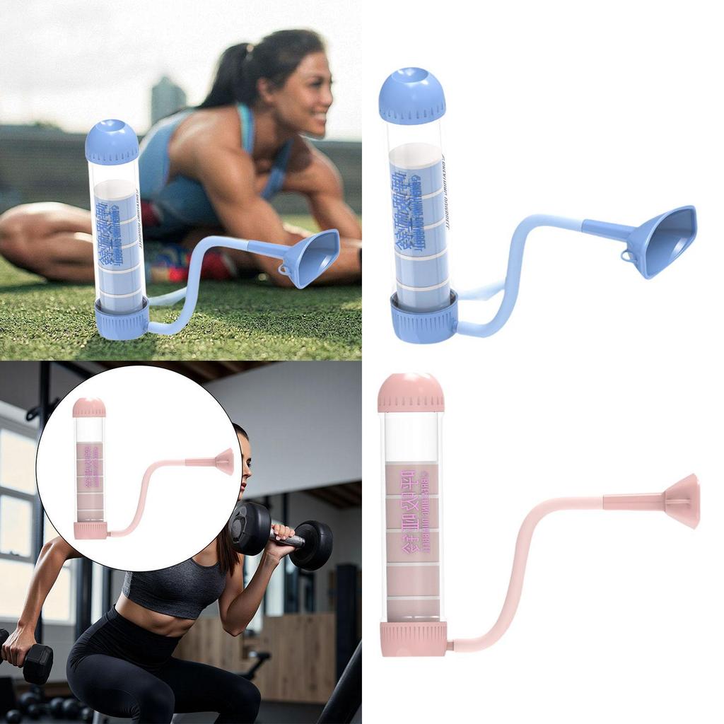 Breathing Exercise Device Compact Fitness Portable Abdominal Exerciser Lightweight Running Lung Respirator Breathing Dumbbell