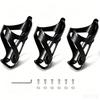 Bike Plastic Water Bottle Cage with Screws Lightweight Carbon Fiber Texture Water Bottle Holder For Road Mountain 6
