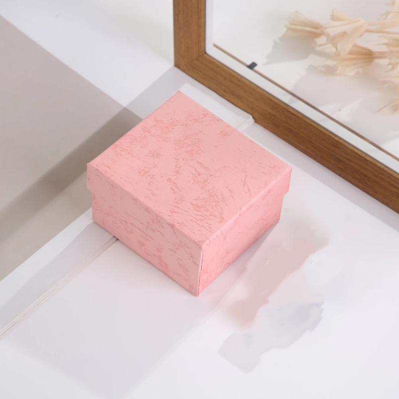 Packaging And Display Watch Boxes Gifts Black Boxes Paper Decorative Bracelet Boxes Paper Jewellery Accessories розовый