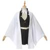 Bambini dospělí Demon Slayer Kimetsu No Yaiba Anime Kimono Kanroji Mitsuri Kostým Cosplay Kisatsutai Donne Sexy vestiti di