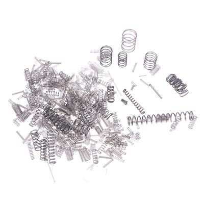 200Pcs Mixed Multi-Size Mini Spring Parts Accessories Stainless Steel Compression Spring Ballpoint Pen Spring