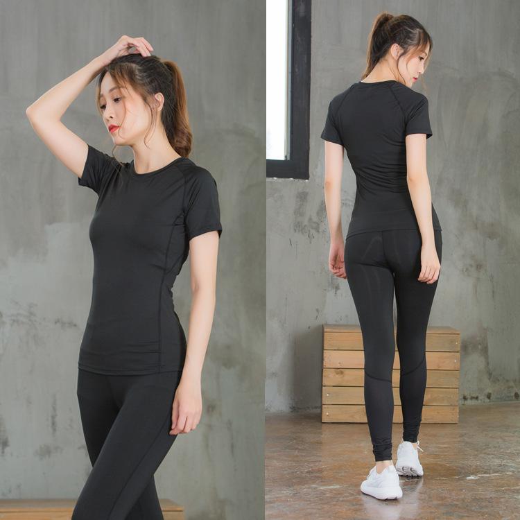 PRO Quick-Dry Sweat-Wicking Stretchy Short Sleeve Fitness T-Shirt