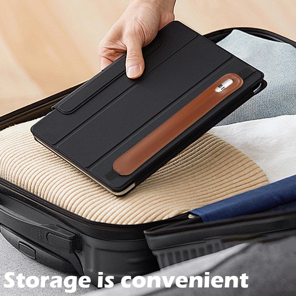 1/2PCS Elastic Pencil Holder Suitable for IPencil 1st 2nd Generation Stylus Pen Sleeve PU Leather Elastic Band for IPad Pro Air