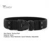 Men Trouser Tactical Belt Quick Release Fastener Tape Design Adjustable Wear Resistant Thickened Waistband Belt