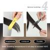 Women's Simulation Wig 68cm Hair Brown Wig Long Curly Wig Full Headgear Rose Hair Net Headdress Beauty Decoration Wig