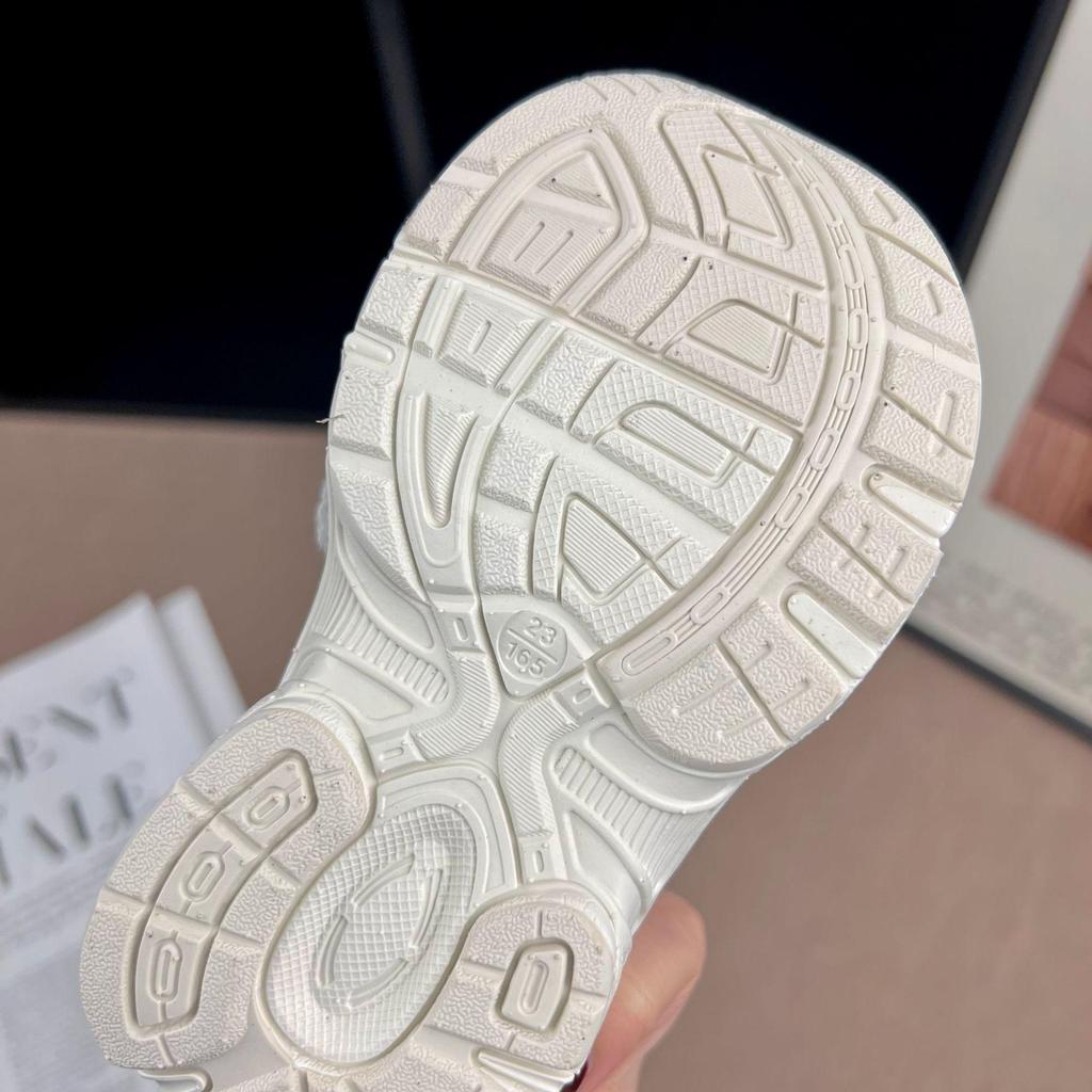 Girls' Lightweight Rhinestone Lace Sneakers - 2026 Spring/Autumn Fashion Versatile Student Sports Shoes