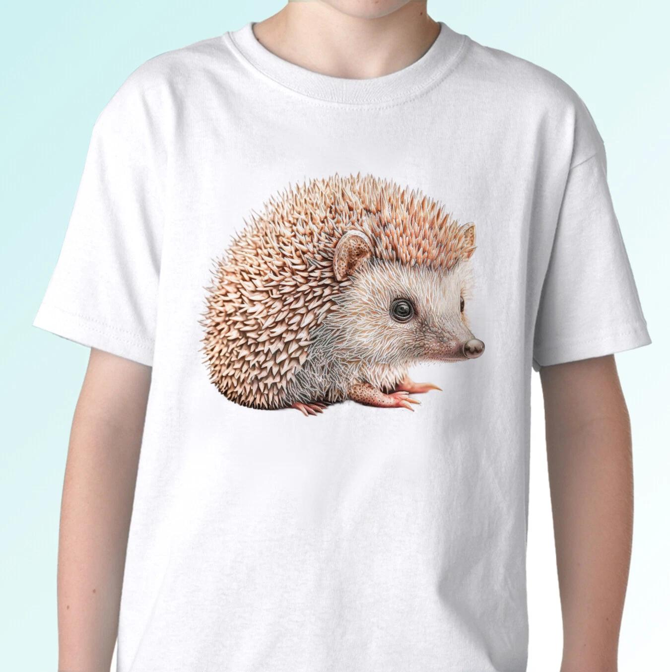 

Hedgehog kids boys T-Shirt tee top funny cute animal gift s s kids baby sizes 100