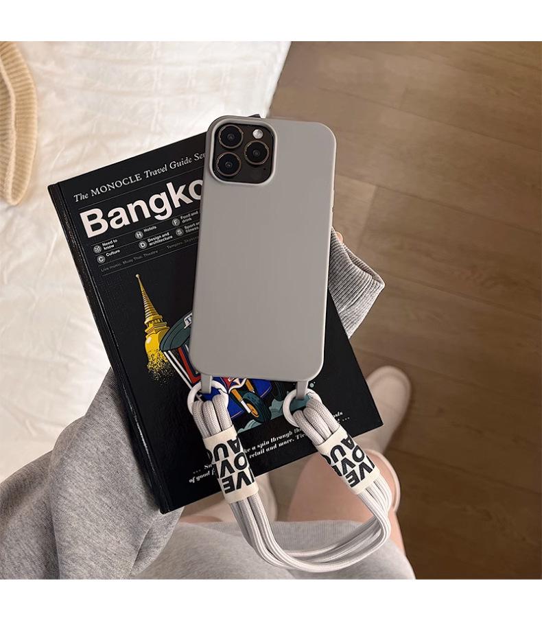 Apple 15 iPhone 14 Pro Max Crossbody Strap Case - Premium Niche Protective Cover