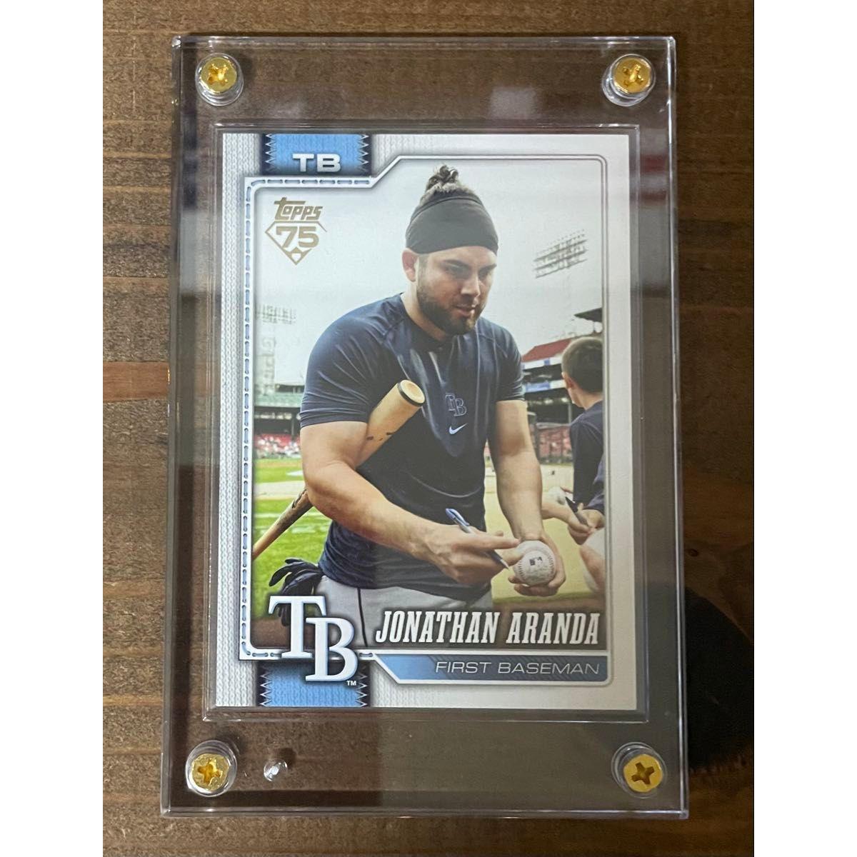 Б/у Topps MLB 2026 Серия 1 Джонатан Аранда Золотое Зеркало