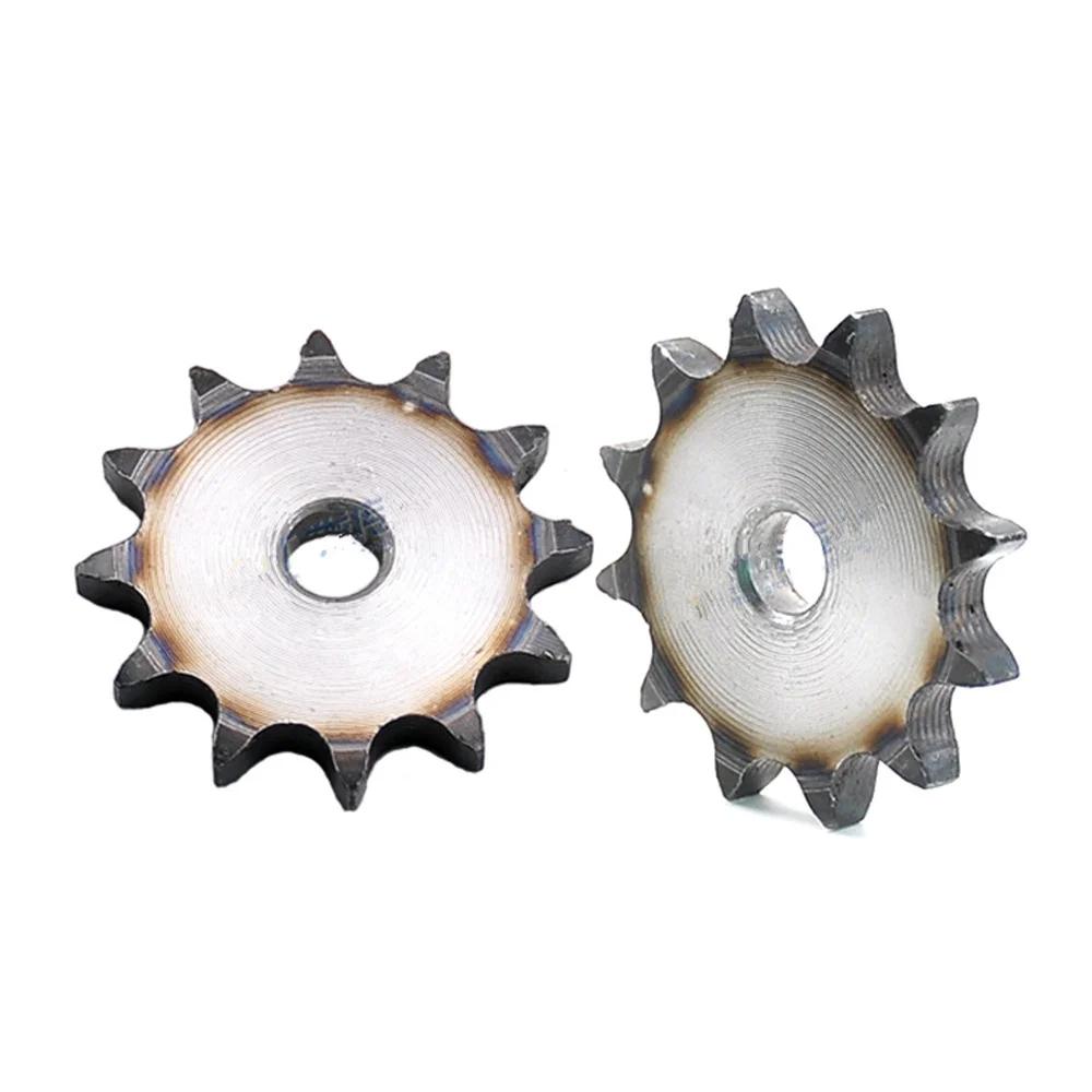 10A Flat Chain Gear 10/11/12/13/14/15/16/17/18/19/20-25 Teeth Industrial Flat Sprocket Wheel Carbon Steel Tooth Pitch 15.875mm