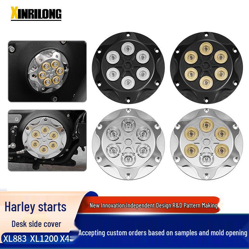 Harley Motorcycle Engine Retro Decorative Side Cover