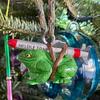 Missiles Toads Hanging Ornament Funny Christmas Decoration Joke Mistletoe Decors Alternative Rockets Toads Pendant