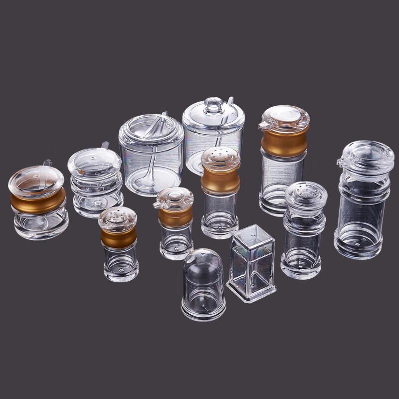 Homeglen Acrylic Vinegar Bottle Set