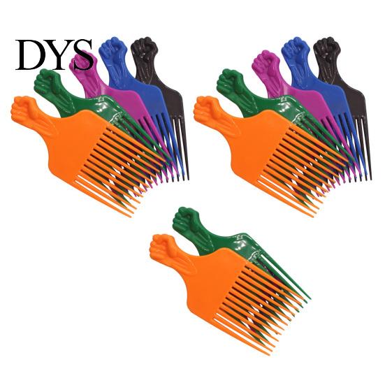 Travel Size Hair Comb 12Pcs Afro Pick for Women & Men, Wide Tooth Detangling Lifting Comb, Plastic Styling Long Thick Curly Quick