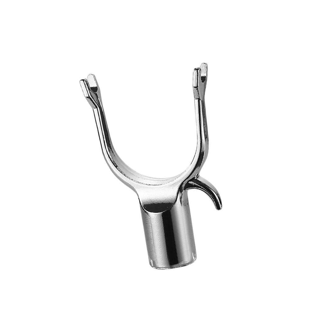Aluminum Clothes Fork Head Clothes Hanger Reaching Hook Closet Reacher Poles Replacement Hook High Reach Garment Hook