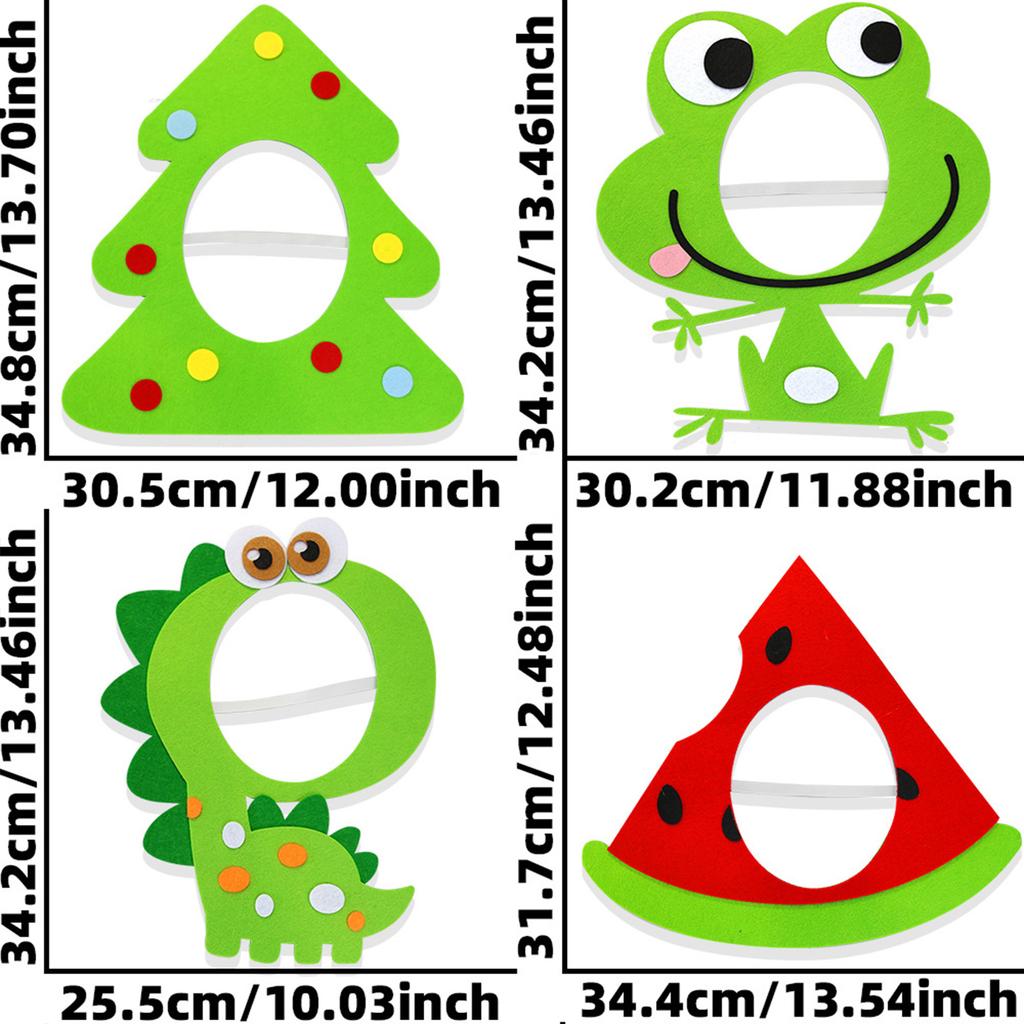 Animal Masks For Kids Cosplay And Party Event Halloween Birthday Christmas Dressingup Mask Headband for Stage Performers