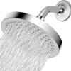 High Pressure Rain Shower Head with Arm - High Flow Rainfall Showerhead - Luxury Modern Look - Pressure Boosting