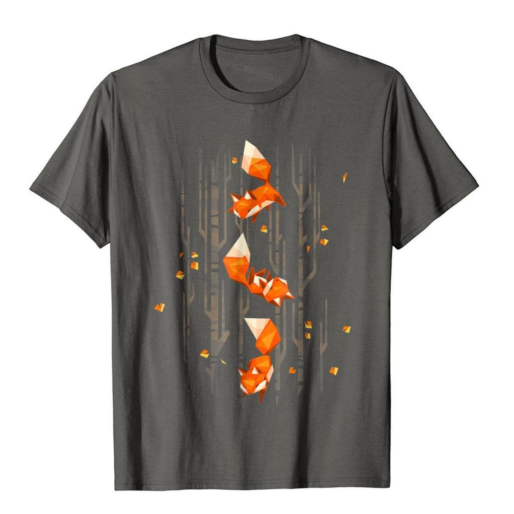 Shirt.Woot Fox Fall T-Shirt T Shirt Retro High Street Cotton Mens Tops T Shirt CartoonKawaii Men Clothing
