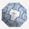 1pc Polar Bears Family Automatic Open/close Folding Compact Umbrella, 8 Rib Sturdy Canopy, Lightweight Portable, Everyday Use, Gift,,111
