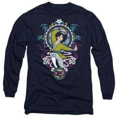 Mulan Unisex koszulka z witrażem dla dorosłych