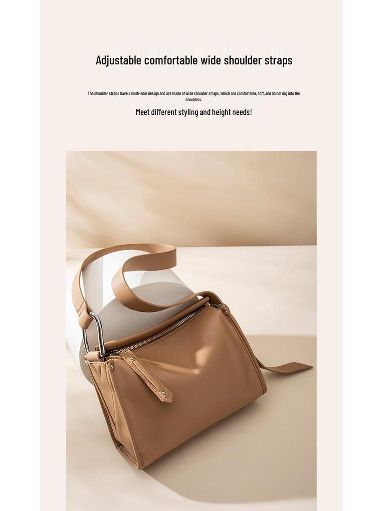 Dámská vintage crossbody taška přes rameno 2024 - High-end, Velkokapacitní, Nišový styl