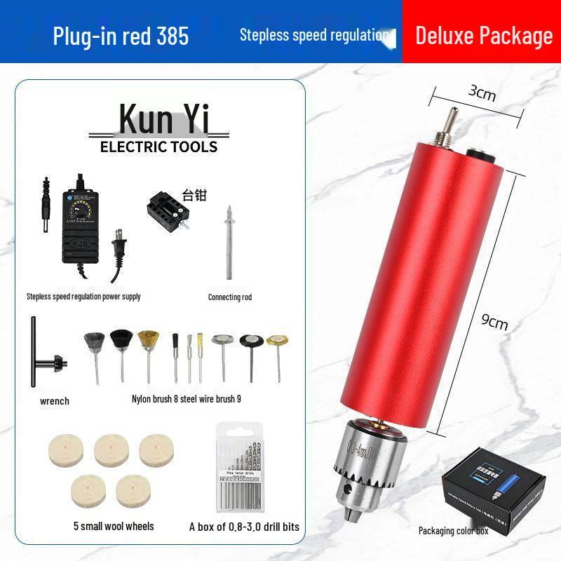 Mini Variable Speed Electric Drill and Grinder for DIY Pearl Hole Punching