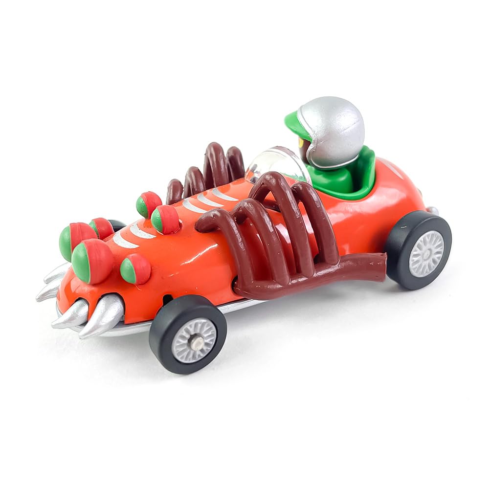 DJECO Crazy Motor Turbo Spider Sports Car Racing Car with Figures Car Suspension Educational Toy Educational Age 3 4 5 6 7 8 Boys Toddlers Baby