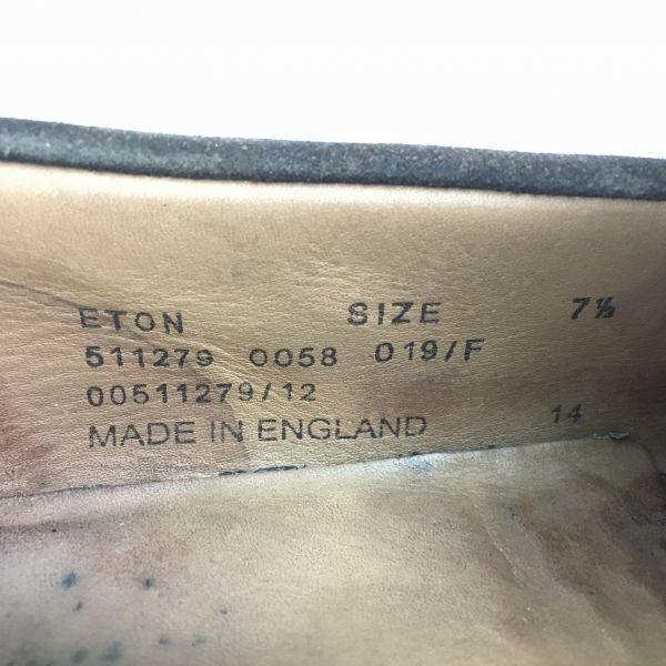 Loake Made In England Vintage Suede Slip-on Moccasin Shoes Brown Size 7.5 26.0 Men's(USED)