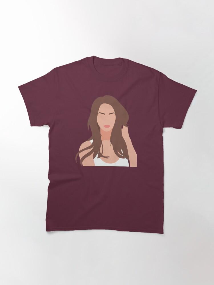 Selena Gomez Lineless Illustration Classic T-Shirt