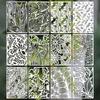 6/12 Stück Geometrische Blumen Schablonen 12x8 Zoll Wiederverwendbare PET Zeichenschablonen für Scrapbooking Malerei Wand Fenster Dekoration