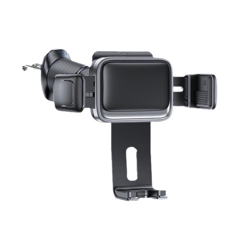 Universal Car Phone Holder Vent Mount 360 Rotation Gravity Grip Anti-Slip Smartphone Stand Black