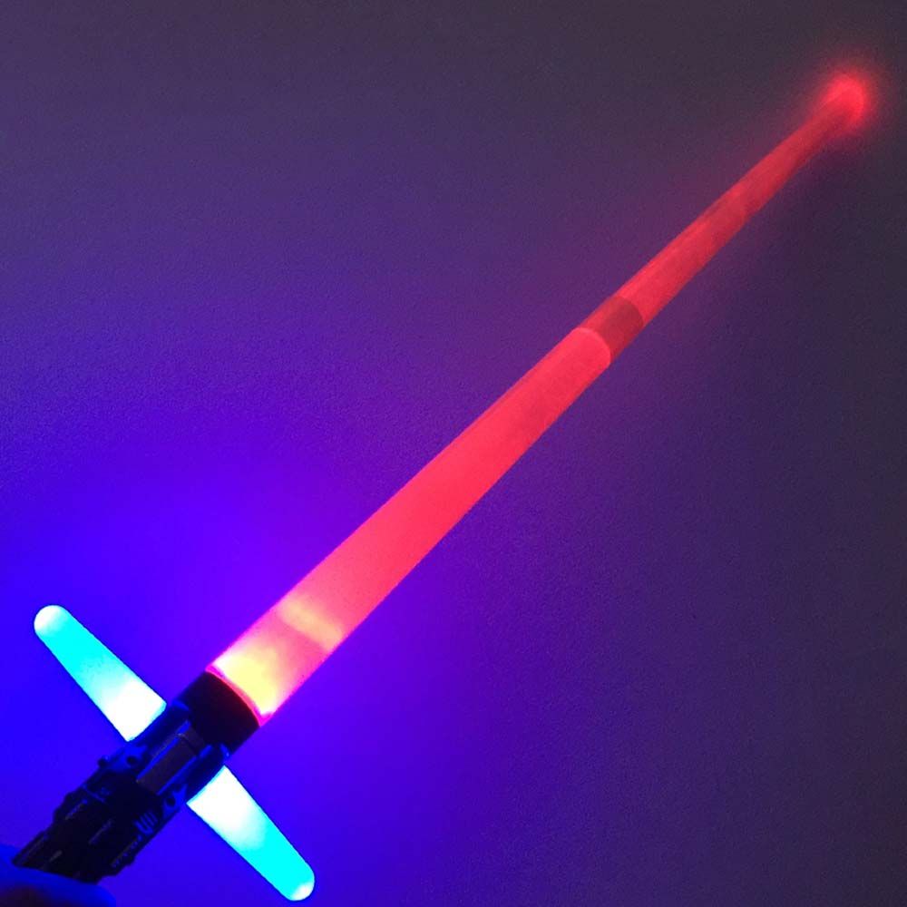 Kreuz Skalierbares Laserschwert Licht Soundeffekt Schwert Spielzeug Sound Schwert Spielzeug Lichtschwert LED Lichtschwert Lichtschwert Tonwechsel