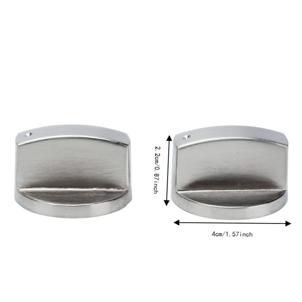 6PCS Central Socket Gas Stove Knobs Indicator Hole Replacement Stove Knobs  Kitchen Stove