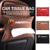 Car Styling Tissue Bag Armrest Box Paper Towel Interior Organizer Accessories For Abarth FIAT 500 FR Doblo Siena Tipo Stilo UNO