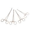 12.5/14/16/18 Cm Bent-Nose/Straight Curved Stainless Steel Locking Elbow Scissors Pliers Hemostatic Forceps Clamp Pliers