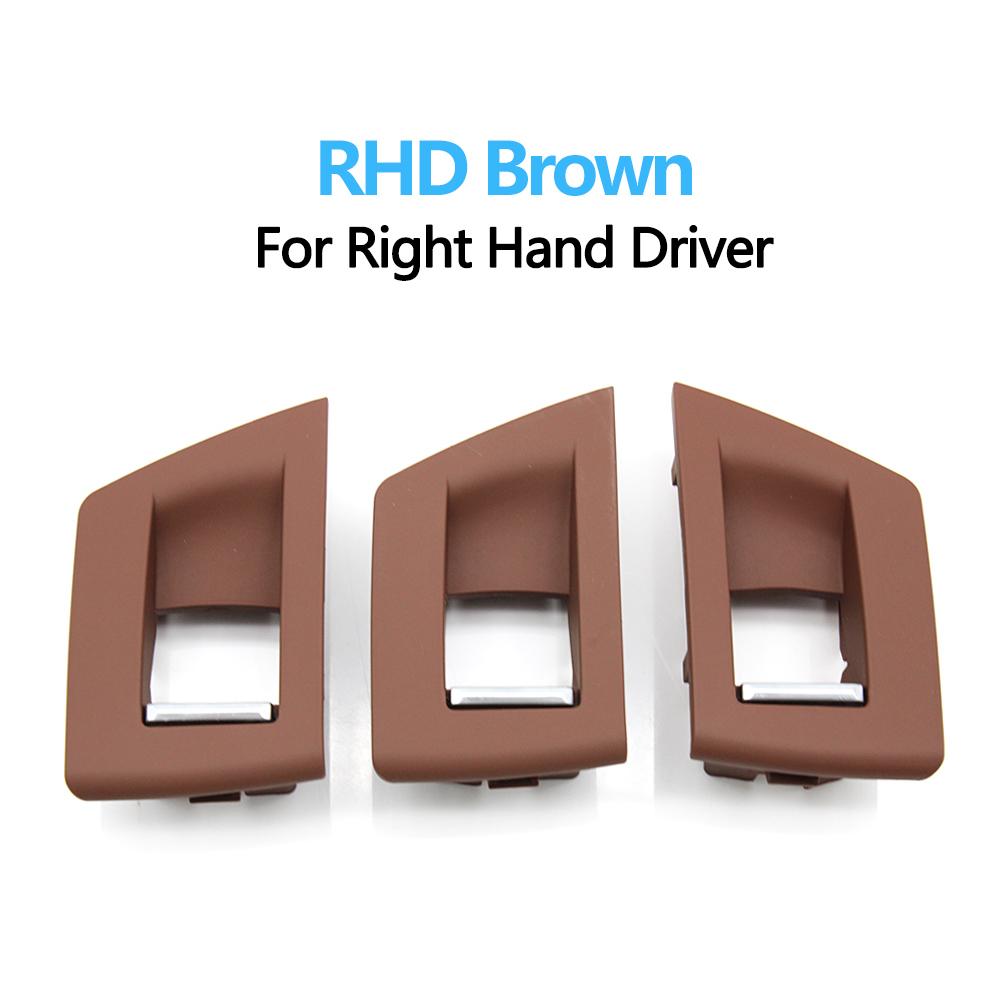 3pcs Set LHD RHD Interior Door Window Lift Adjust Switch Button Cover Trim For BMW 5 Series F10 F11 F18 520i 523i 525i 528i 535i