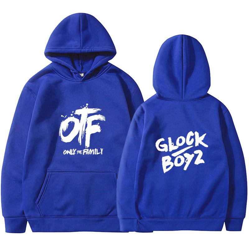 2025 new OTF letter print men's and women's hoodies spring and autumn goth casual comic pattern sweater